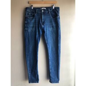 Zara Men Skinny Denim Blue Jeans Size 36